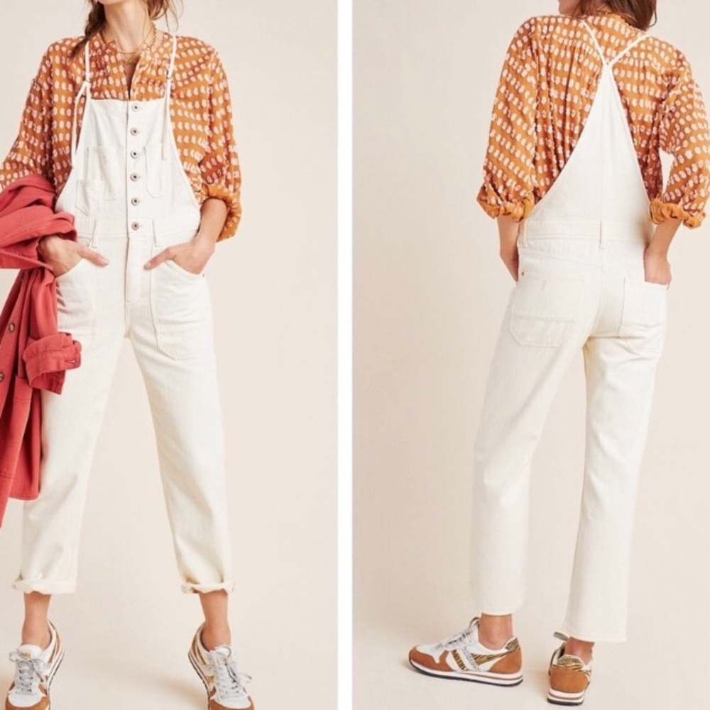 NWOT Anthropologie Overalls size 28 - Picture 1 of 8